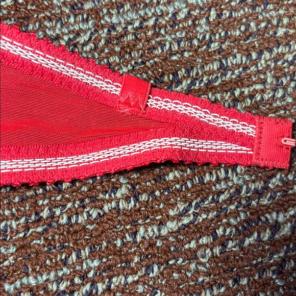 Rene Rofe strapless red lace lined underwire brea 36B - Picture 7 of 8